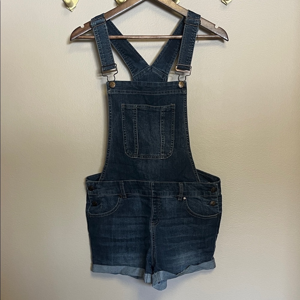 Denim Overalls with Pocket